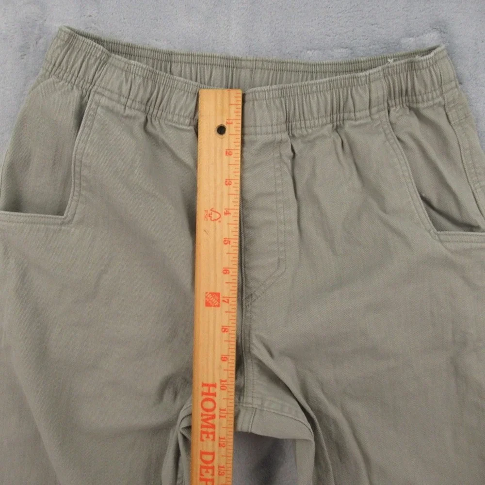 Black Diamond Mens S Dirtbag Climbing Pants Sage Green Elastic Waist Stretch